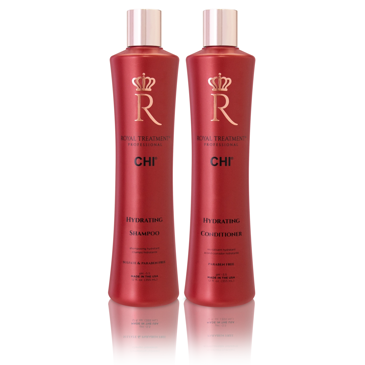 Image of Hydrating Shampoo and Conditioner bottles Image of Hydrating Shampoo and Conditioner bottles