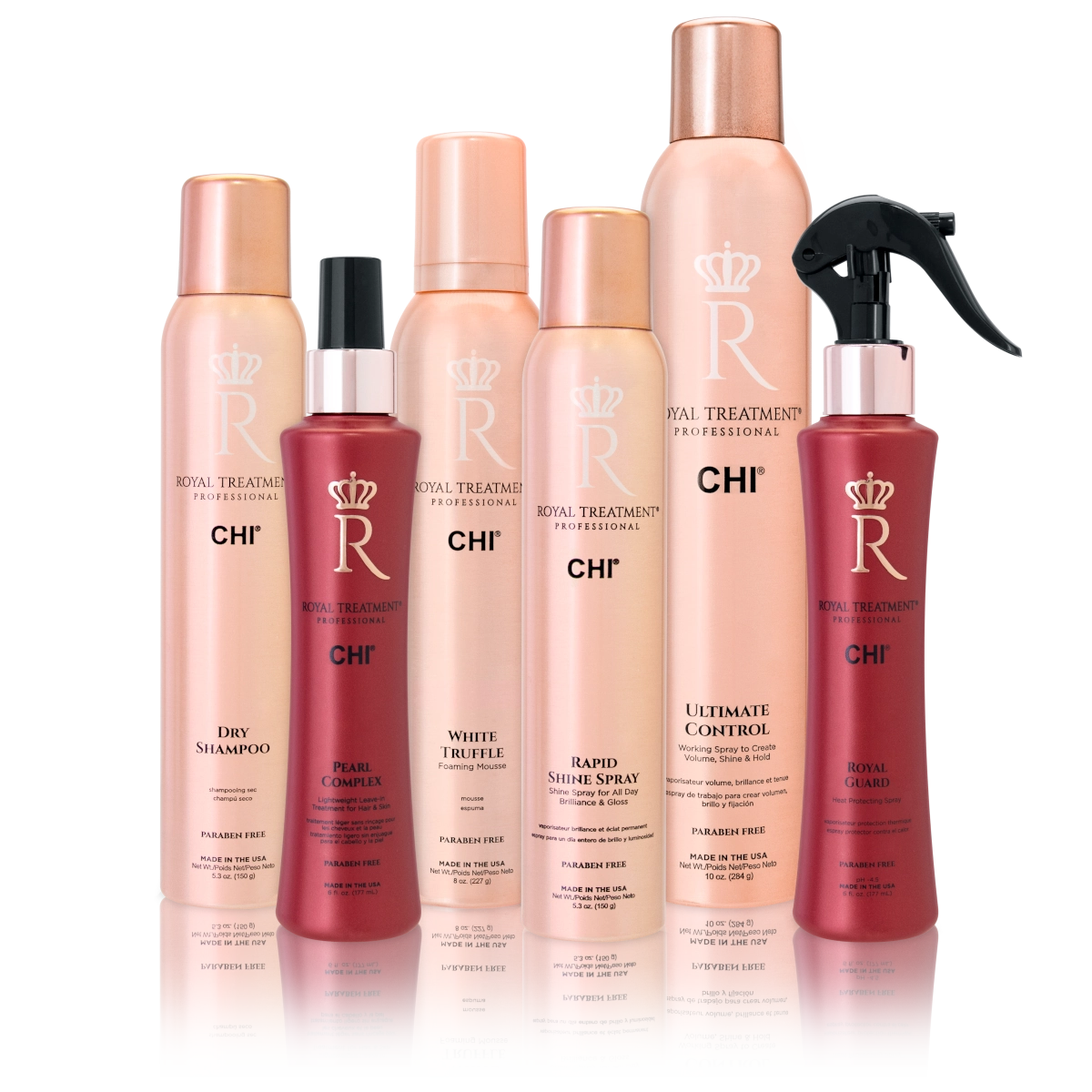 Image of all Styling and Finishing products grouped together Image of all Styling and Finishing products grouped together