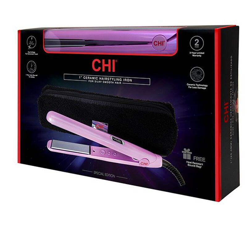 CHI Digital Ceramic Hairstyling Iron - Glowing Lilac, , large image number null
