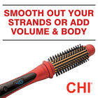 1.25 inch Tourmaline Ceramic Heated Round Brush - Ruby Red, , large image number null