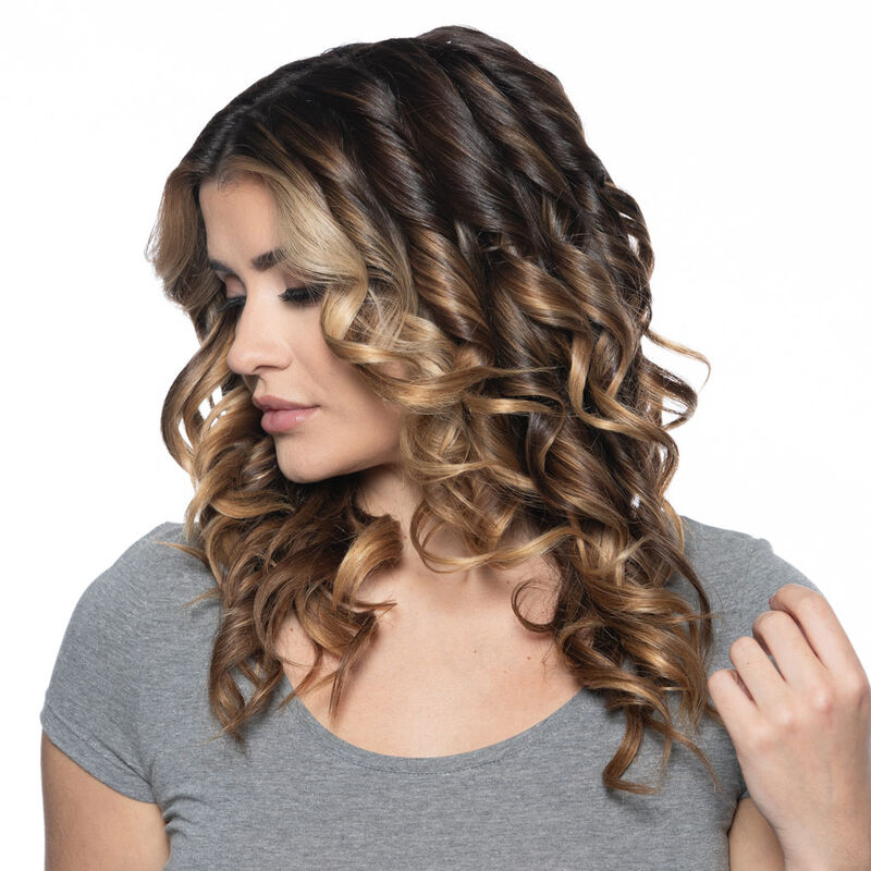1 Inch Tourmaline Ceramic Curling Iron - Ruby Red, , large image number null