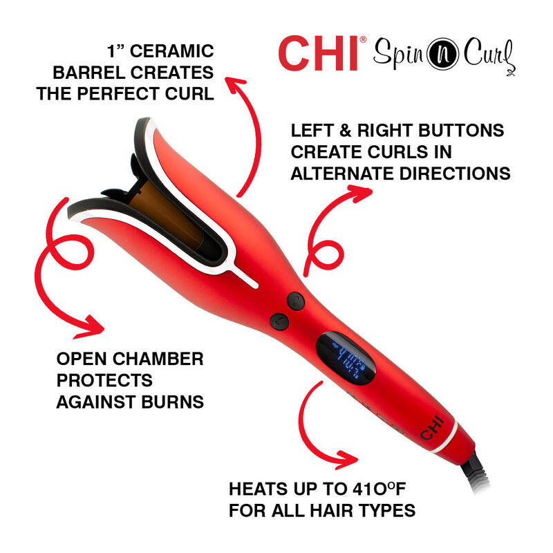 1 Inch Spin N Curl - Ruby Red, Ruby Red, large image number null