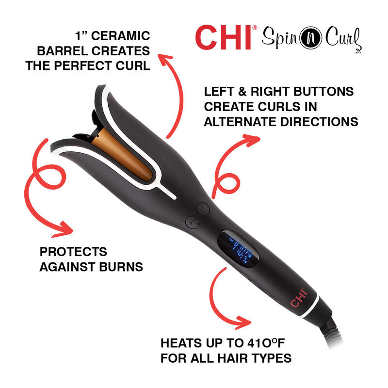 1 Inch Spin N Curl - Matte Black, Matte Black, large image number null